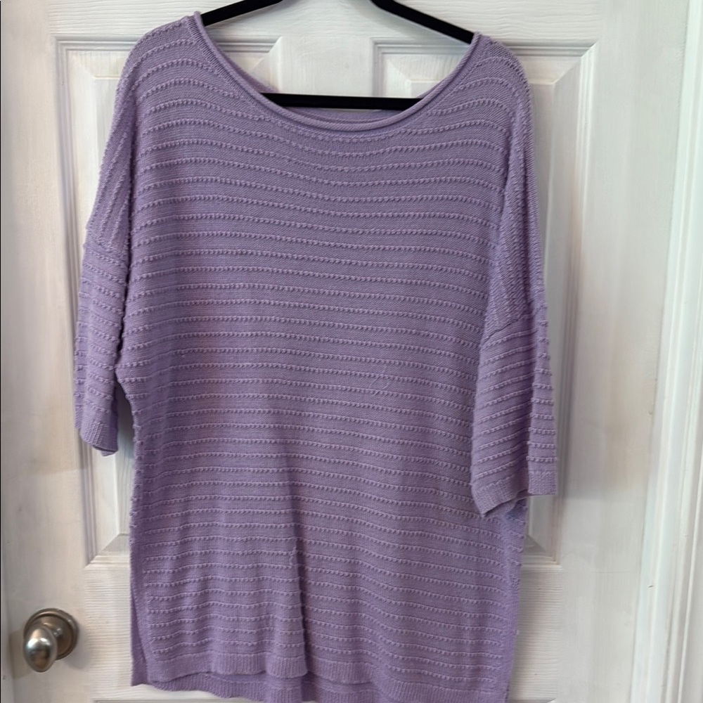 Lavender Knit Women's Sweater